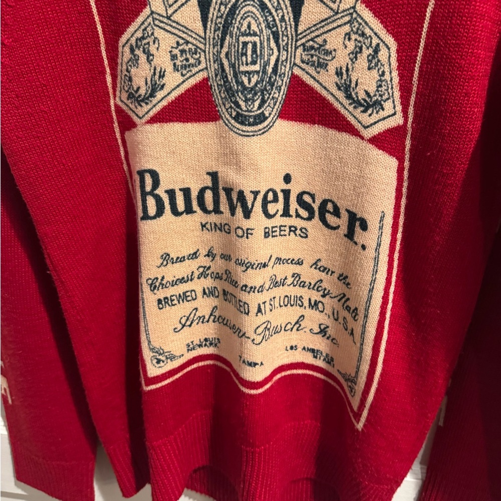 Budweiser Vintage Label Sweater by Lancaster – Urban Outfitters (2012)